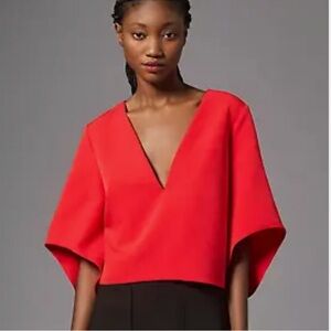 The Veronica Cape Blouse by Mare Mare x Anthropologie